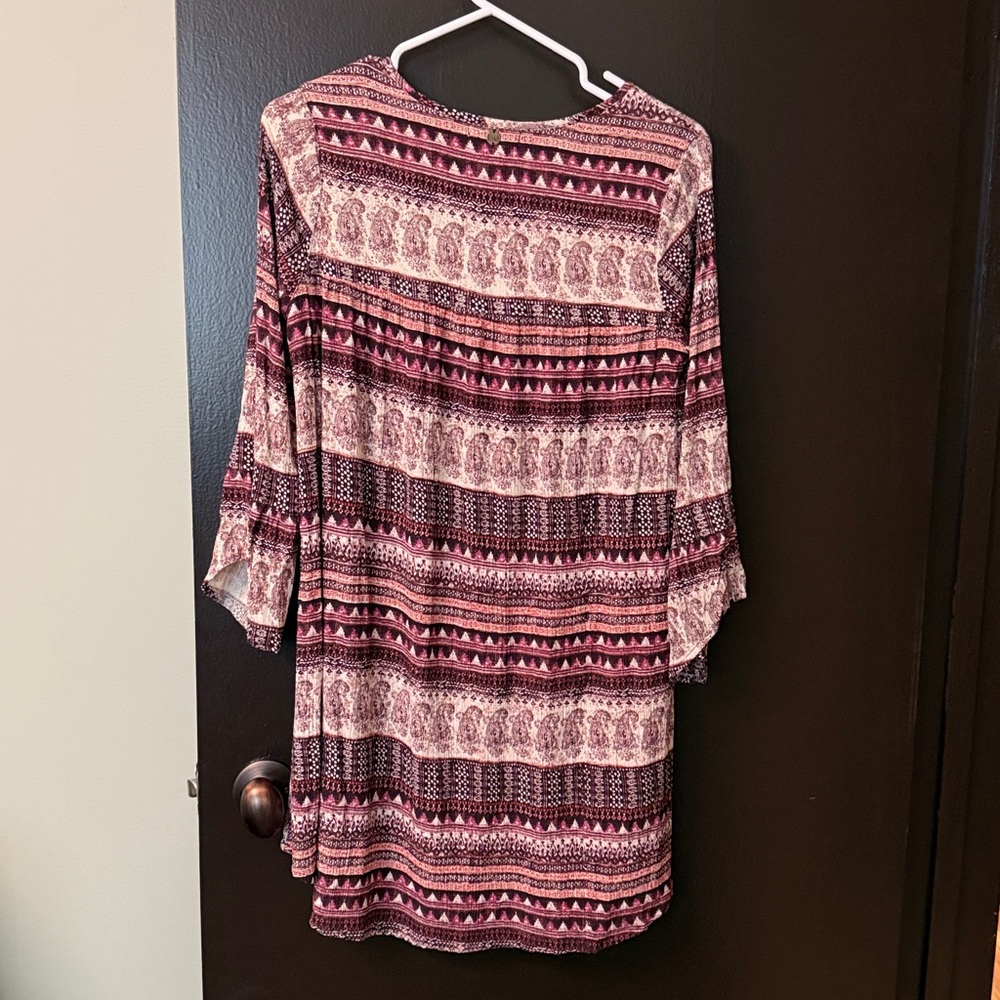 Billabong Women's Tunic - Pink and Black Pattern - Picture 4 of 4
